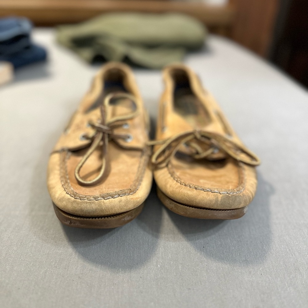 Womens sperry leather topsider size 10
